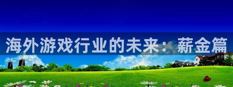 ag街机子图书：海外游戏行业的未来：薪金篇