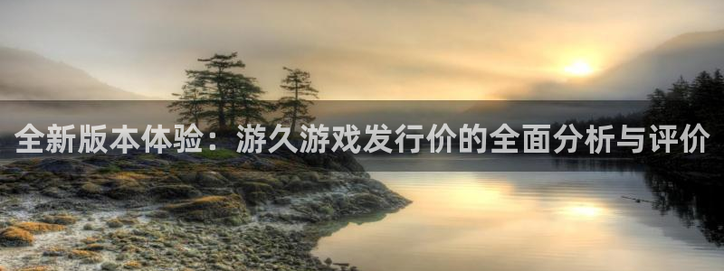 ag街机酒庄：全新版本体验：游久游戏发行价的全面分析与评价